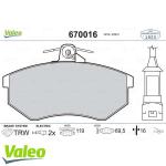 FREN BALATASI ON FDB774/GDB1048 VW GOLF3-POLO - VALEO 670016