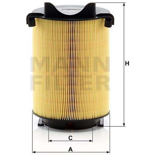 HAVA FILTRESI VW CADDY 04-15 GOLF 04-14 PASSAT - MANN C14130