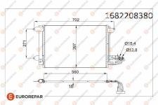 KLIMA RADYATORU 8FC 351 301-041 VW GO - EUROREPAR 1682208380