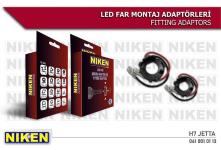LED FAR MONTAJ ADAPTORU H7 VW JETTA - NIKEN 0610010113
