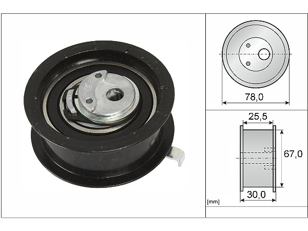 TRIGER GERGI RULMANI VW CADDY 96-03 GOLF 95- - INA 531025130
