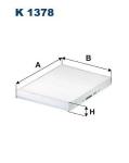 POLEN FILTRESI LA1294 KARBONSUZ VW A4-A5-Q7- - FILTRON K1378
