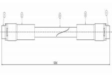 FREN HORTUMU ON VW PASSAT 95-/AUDI A4 94-01/ - CAVO C801002A