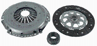 DEBRIYAJ SETI PASSAT-A4-A6 1.8-1.8T AFY-A - SACHS 3000951210