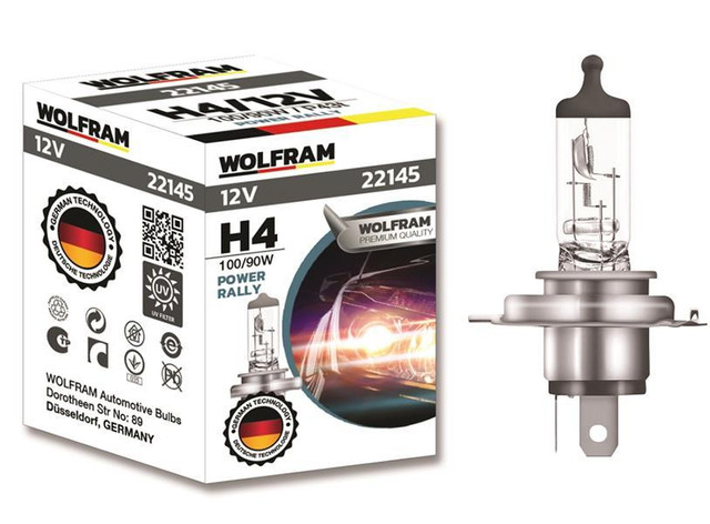 Ampul 12v H4 100/90 P43t Standart İsik Tirna - WOLFRAM 22145