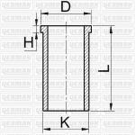 MOTOR GOMLEK 75.00MM EXPERT 1,6HDI-P30 - YENMAK 51-65826-100