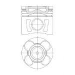 PISTON+SEGMAN 0.40 69.60MM FIORINO LIN - YENMAK 31-04289-040