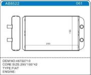 KALORIFER RADYATORU FIAT DUCATO 2.0-2.3 JTD.  - ZENON FI2606