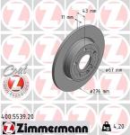 FREN DISKI ARKA MERCEDES W177 W247  - ZIMMERMANN 400.5539.20