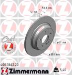 FREN DISKI ARKA MERCEDES S-CLASS W2 - ZIMMERMANN 400.3662.20