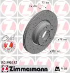 On Fren Aynasi Bmw 2 F22-f87 3 F30-f80 3 F31 Delikli 0986479 - ZIMMERMANN 150.2901.52